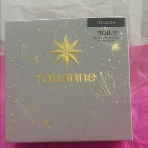 Paco Rabanne Gold and gray gift box